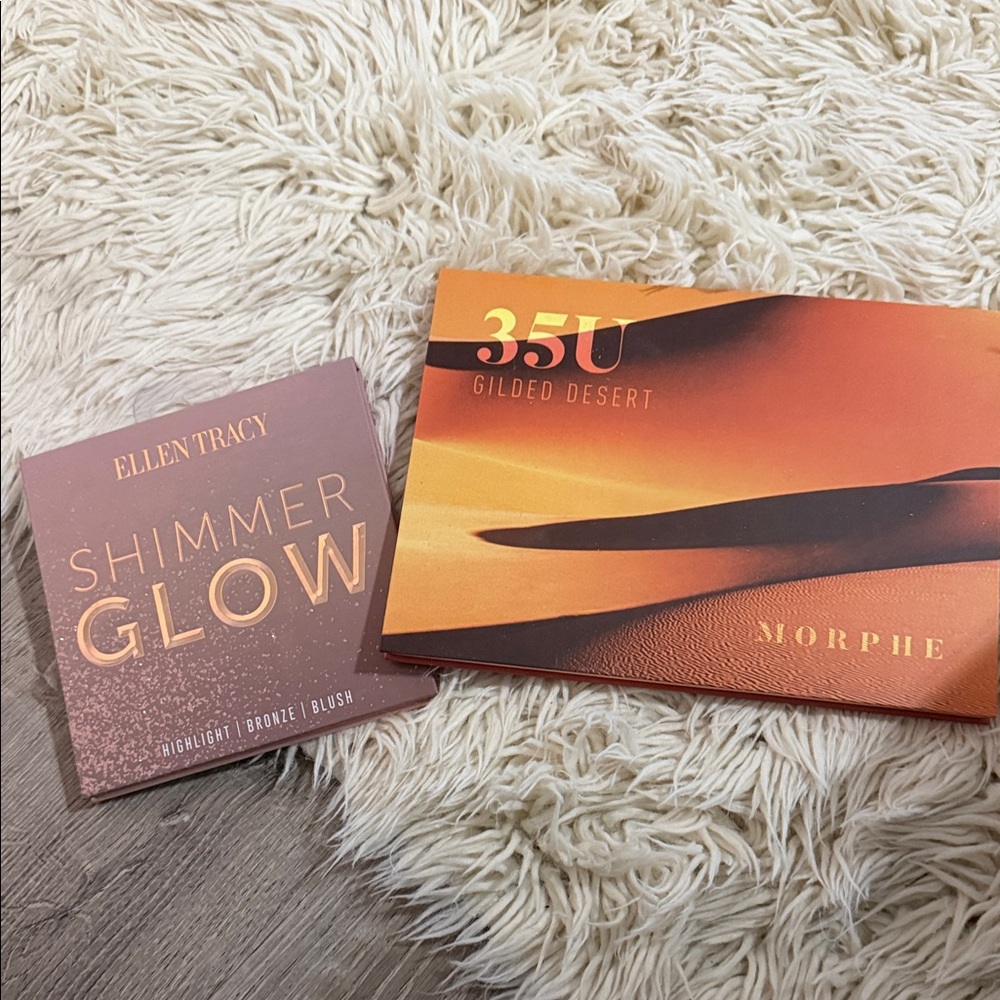Morphe 35U Gilded Desert Eyeshadow Palette — Orange & Gold Gradient